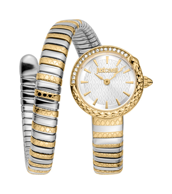Preloved - Just Cavalli Womens Snake 22mm Quartz Watch Jc1l301m0065 One Color Watches