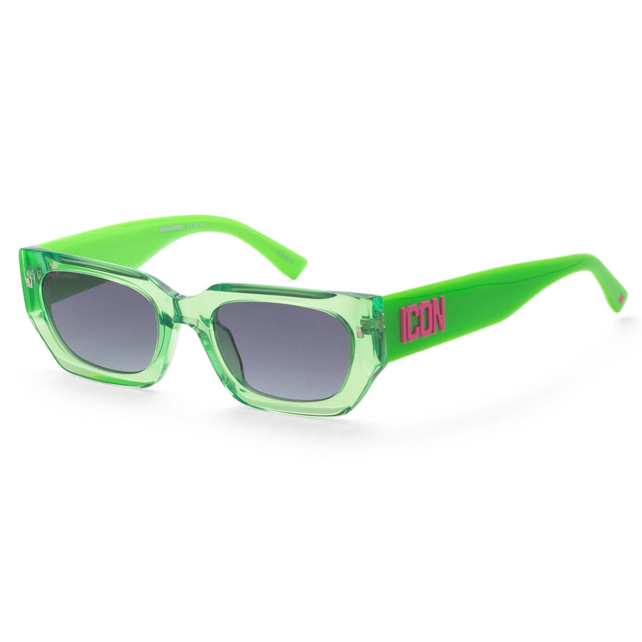 Preloved - Dsquared2 Womens 53mm Green Fluo Sunglasses Icon0017-S-6fz-53 One Color