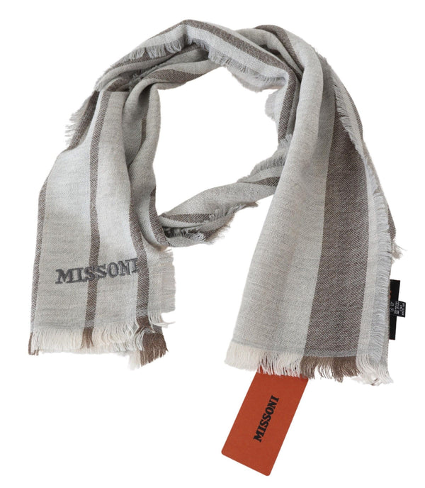 Missoni 100% Wool scarf in multicolor