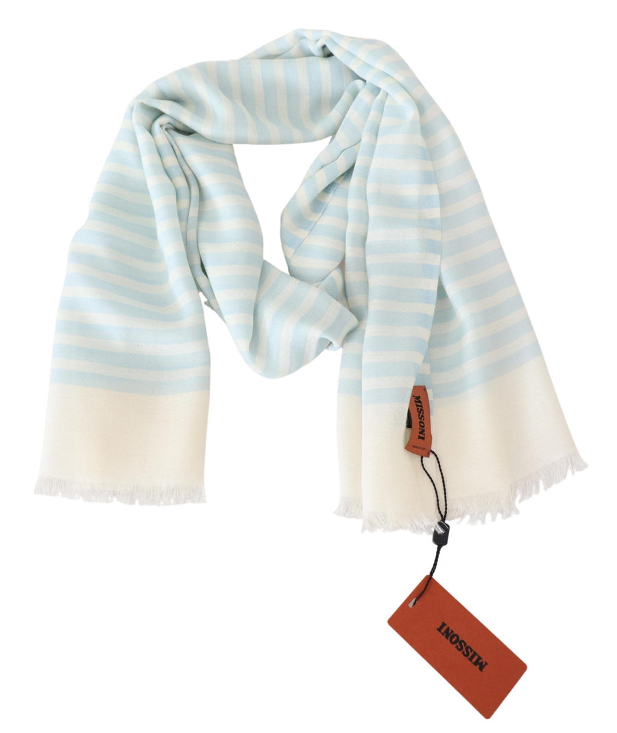 Missoni 100% Cashmere scarf in blue