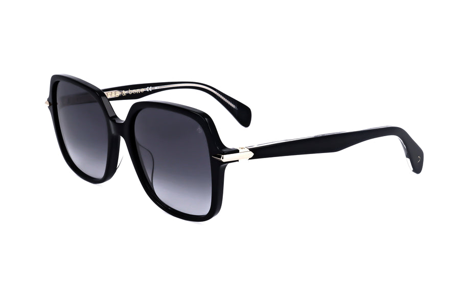 Preloved - Rag & Bone Womens 55mm Black Sunglasses Rnb1048-G-S-807-55 One Color
