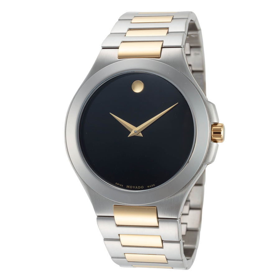 Preloved - Movado Mens Corporate Yellow Pvd 40mm Quartz Watch 0606907 One Color Watches