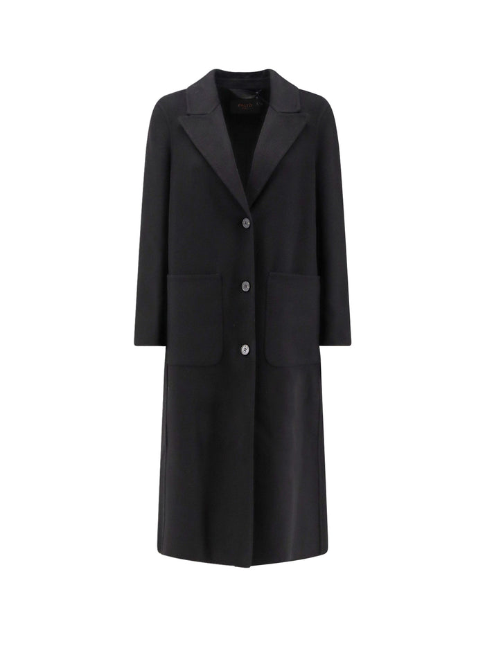 Paltò Coats Black Lana