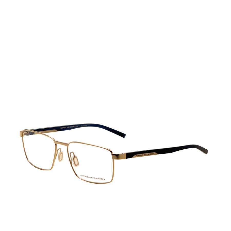 Preloved - Porsche Design Mens 55mm Gold Blue Eyeglasses P8744-55c One Color