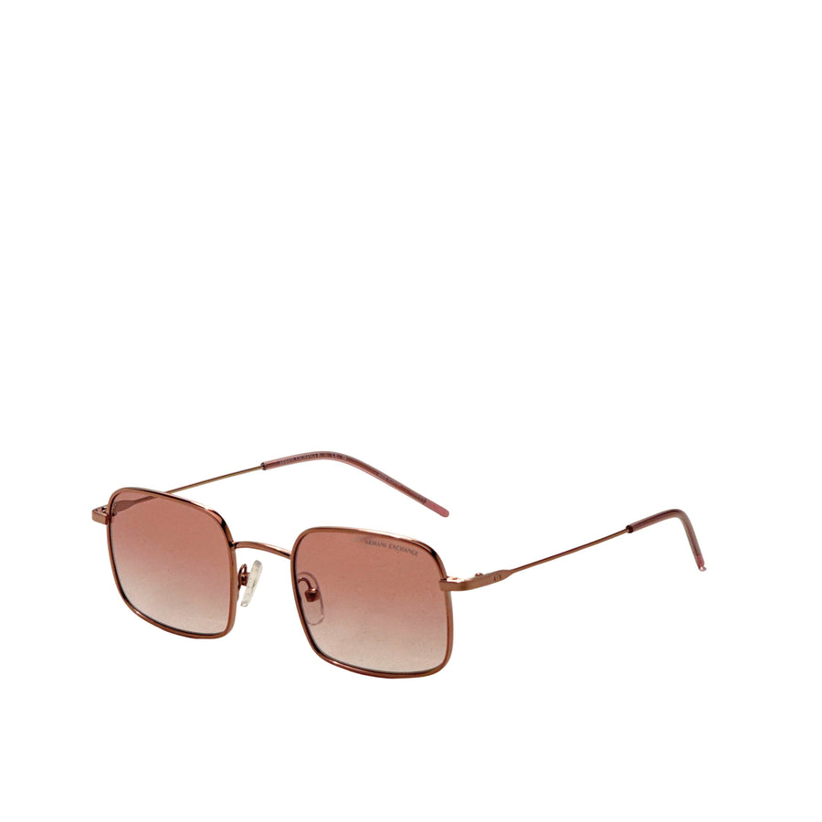 Preloved - Armani Exchange Womens 46mm Shiny Rose Gold Sunglasses Ax2055s-610394-46 One Color