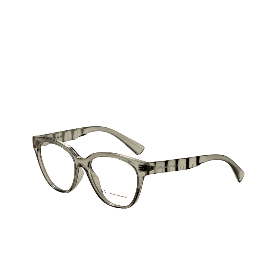 Preloved - Armani Exchange Womens 54mm Shiny Transparent Green Eyeglasses Ax3117u-8360-54 One Color