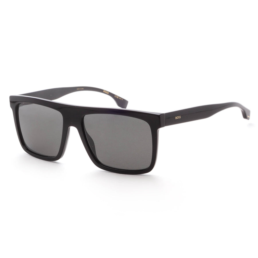 Preloved - Hugo Boss Mens 59mm Black Sunglasses Boss1440os-0807-M9 One Color