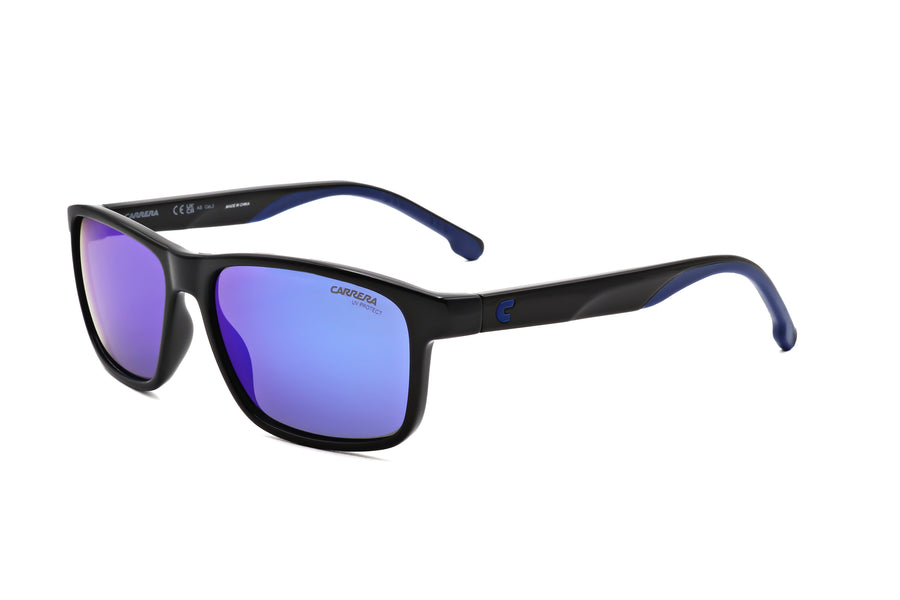 Preloved - Carrera Mens 54mm Black Blue Sunglasses Carrera2047t-S-D51-54 One Color