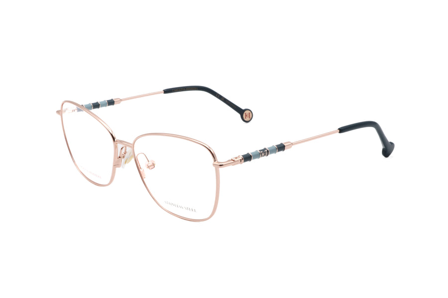 Preloved - Carolina Herrera Womens 55mm Gold Green Eyeglasses Ch0039-Pef-55 One Color