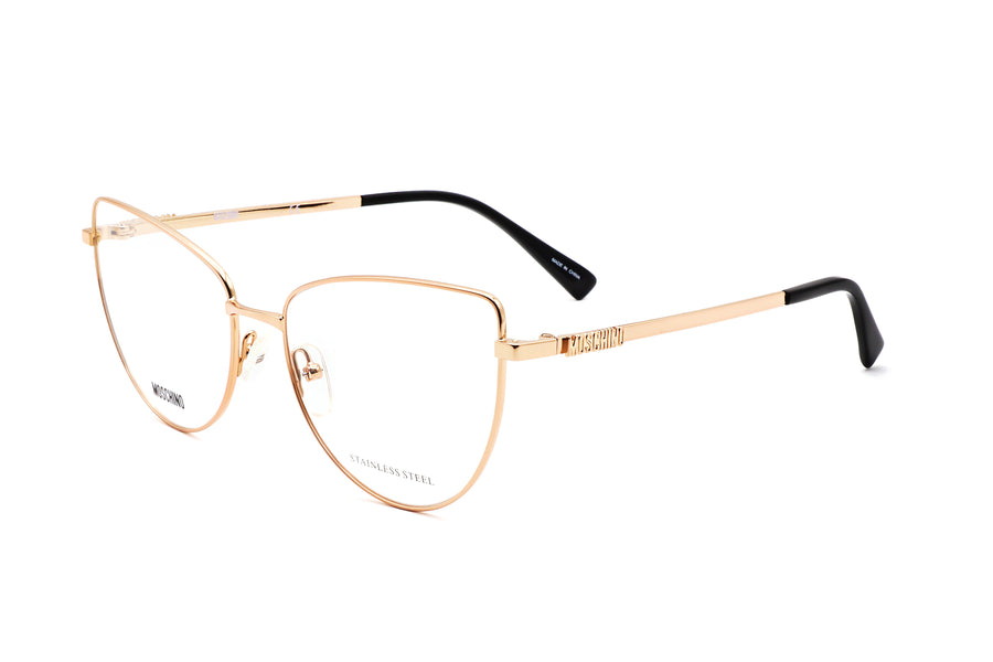 Preloved - Moschino Womens 55mm Gold Copper Eyeglasses Mos534-Ddb-55 One Color