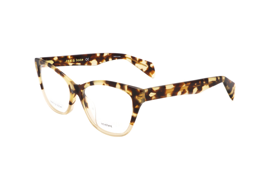Preloved - Rag & Bone Womens 54 Mm Havana Eyeglasses Rnb3039-086-54 One Color