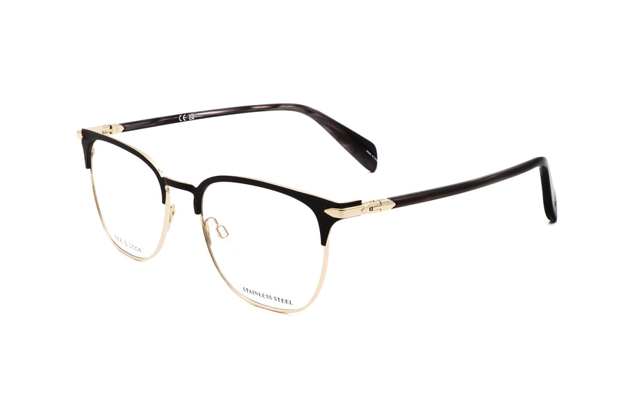 Preloved - Rag & Bone Mens 53 Mm Matte Black Eyeglasses Rnb7057-G-003-53 One Color