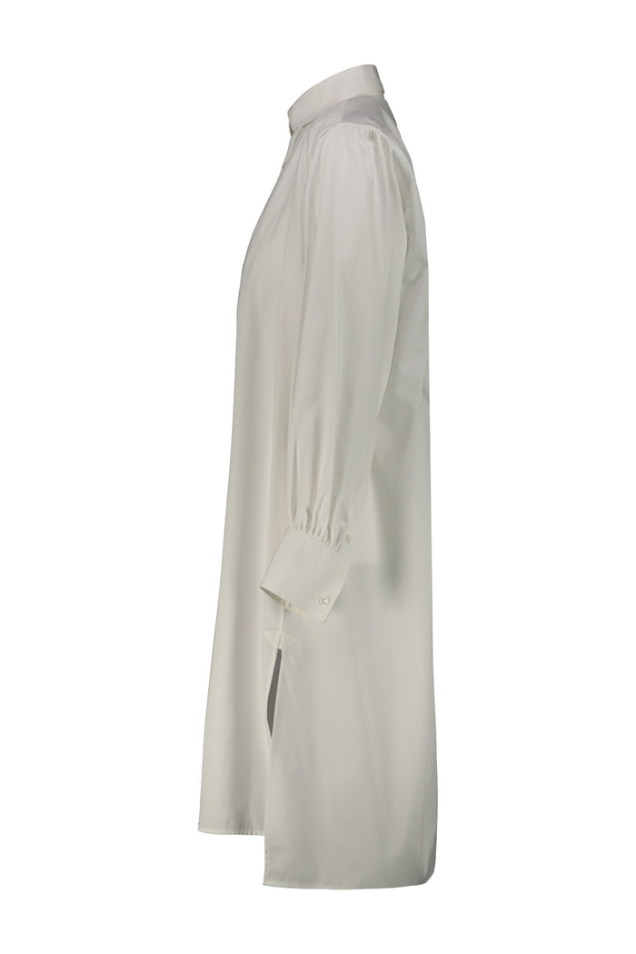 Shirt Dress White Cotton Camicia
