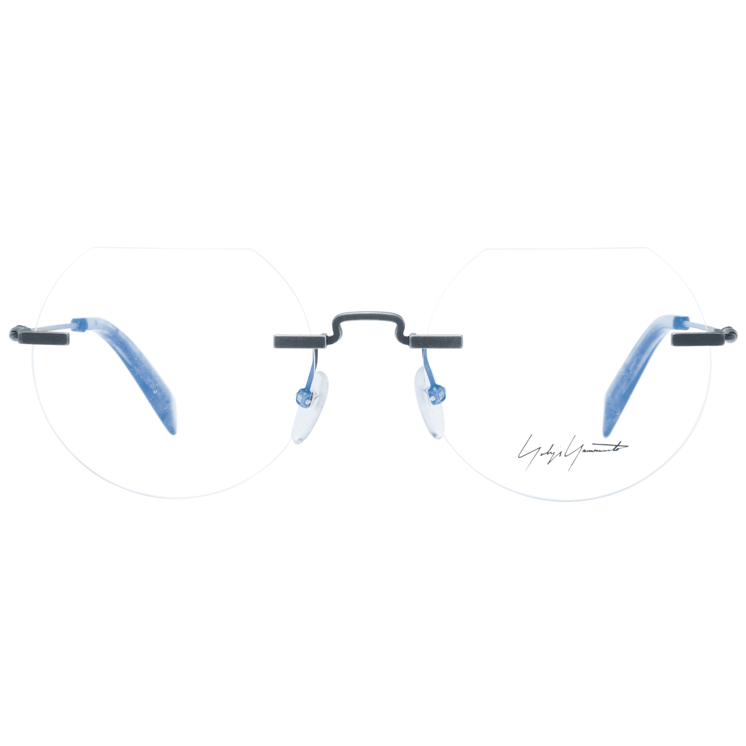 Gray Metal Glasses (frames) Accessory