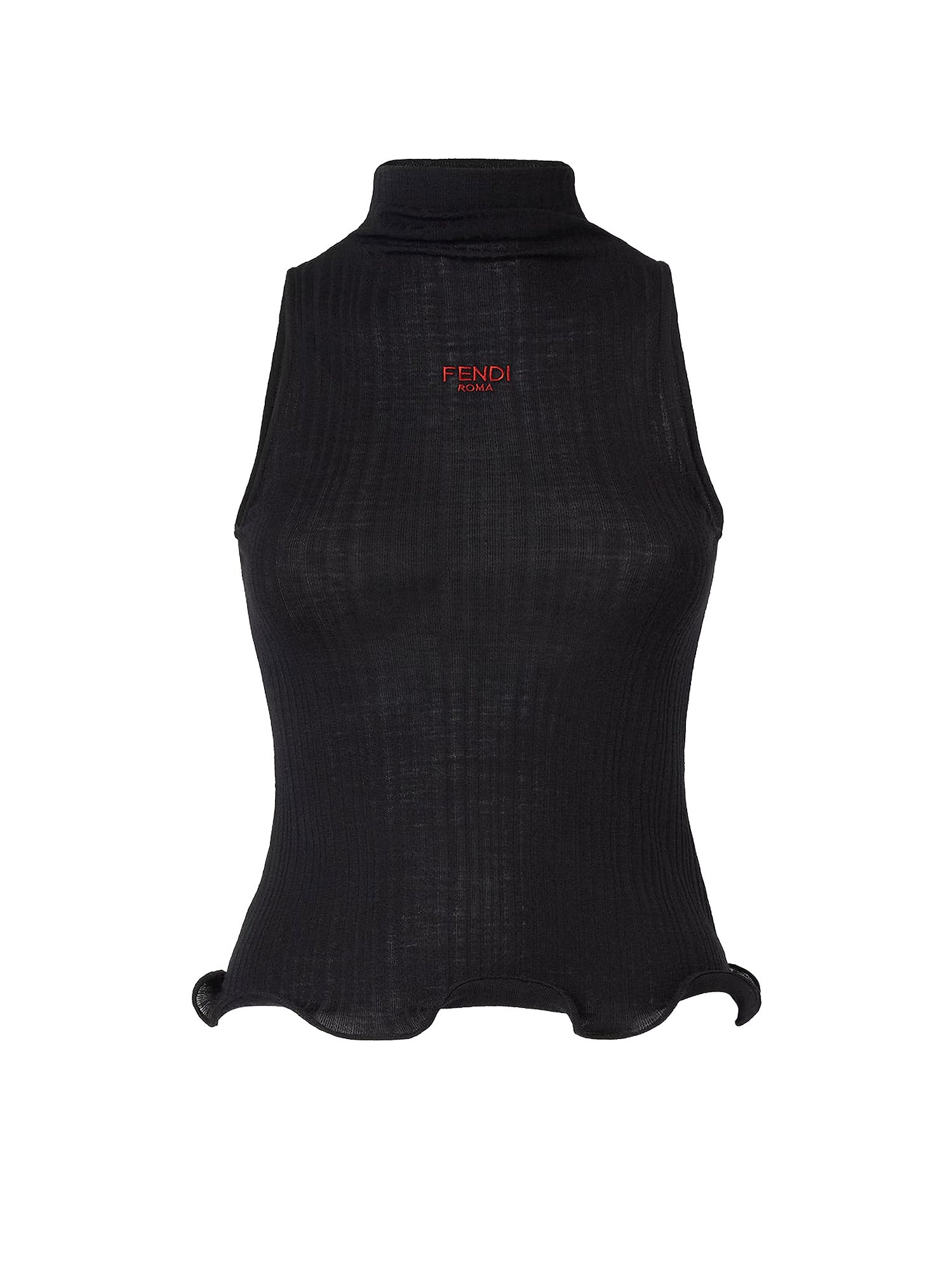 Fendi T-shirts and Polos Black Lana Vergine