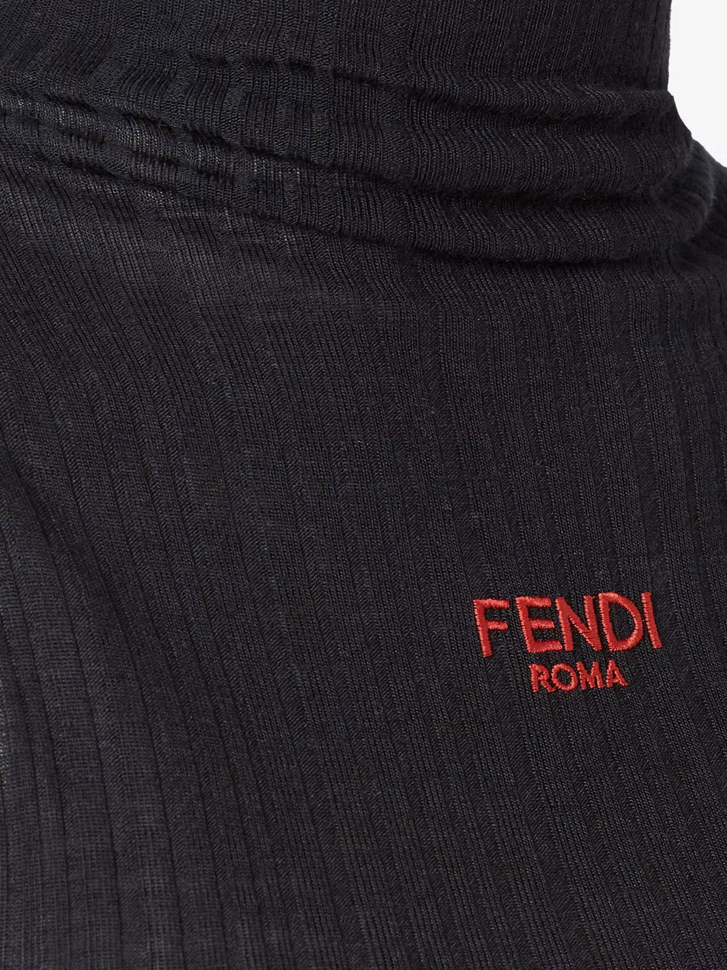 Fendi T-shirts and Polos Black Lana Vergine