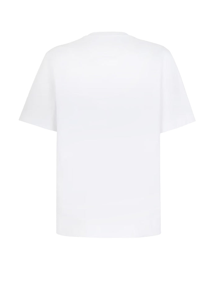 Fendi T-Shirts And Polos White Cotone