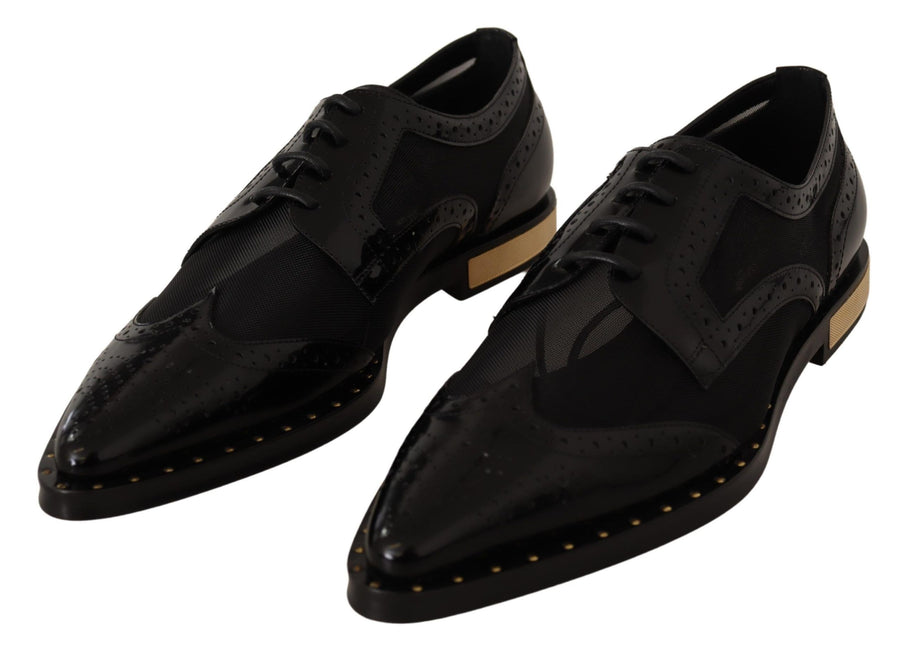Dolce & Gabbana 61% Leather oxford in black
