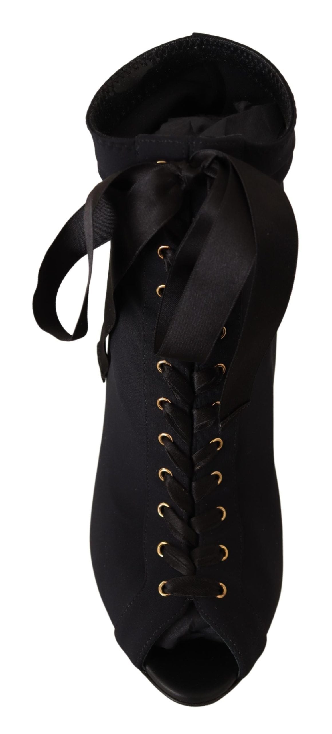 Dolce & Gabbana 52% PA ankle boot in black — view 2