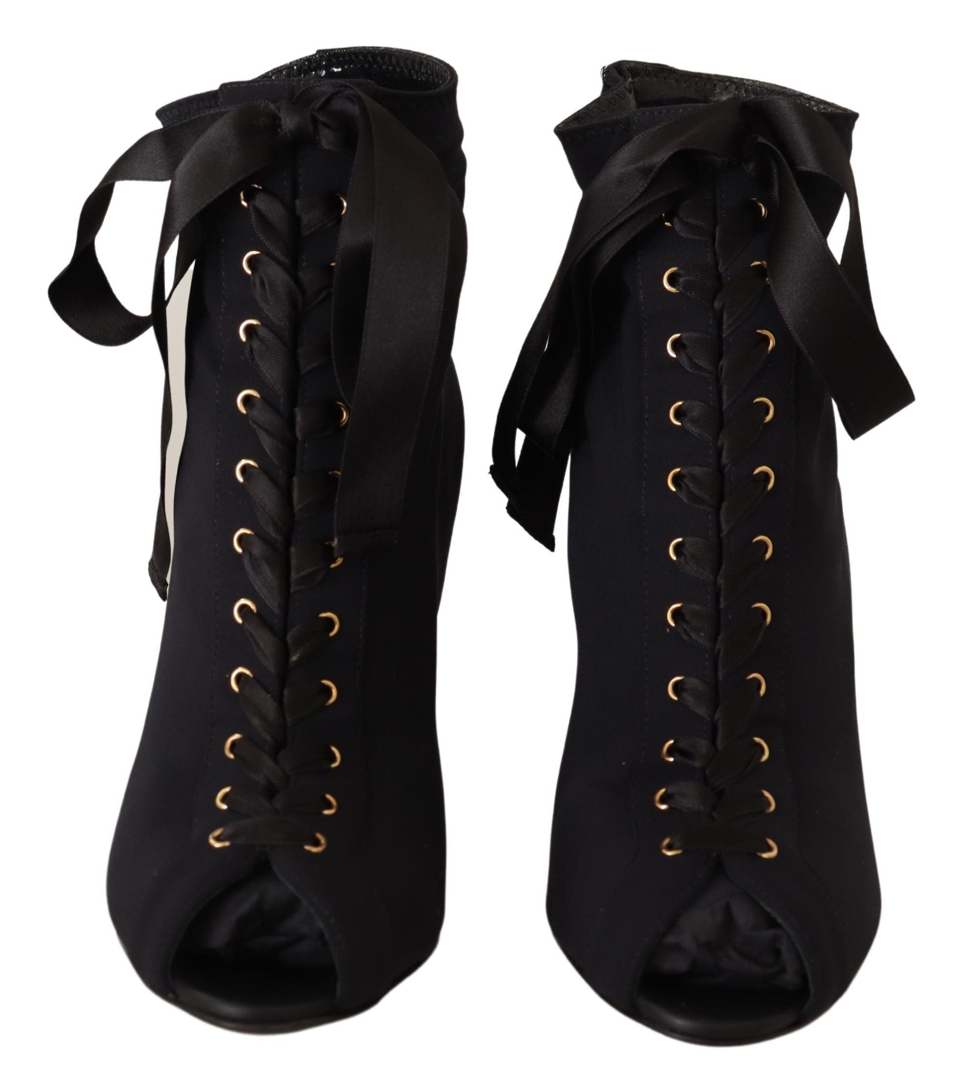 Dolce & Gabbana 52% PA ankle boot in black — view 3