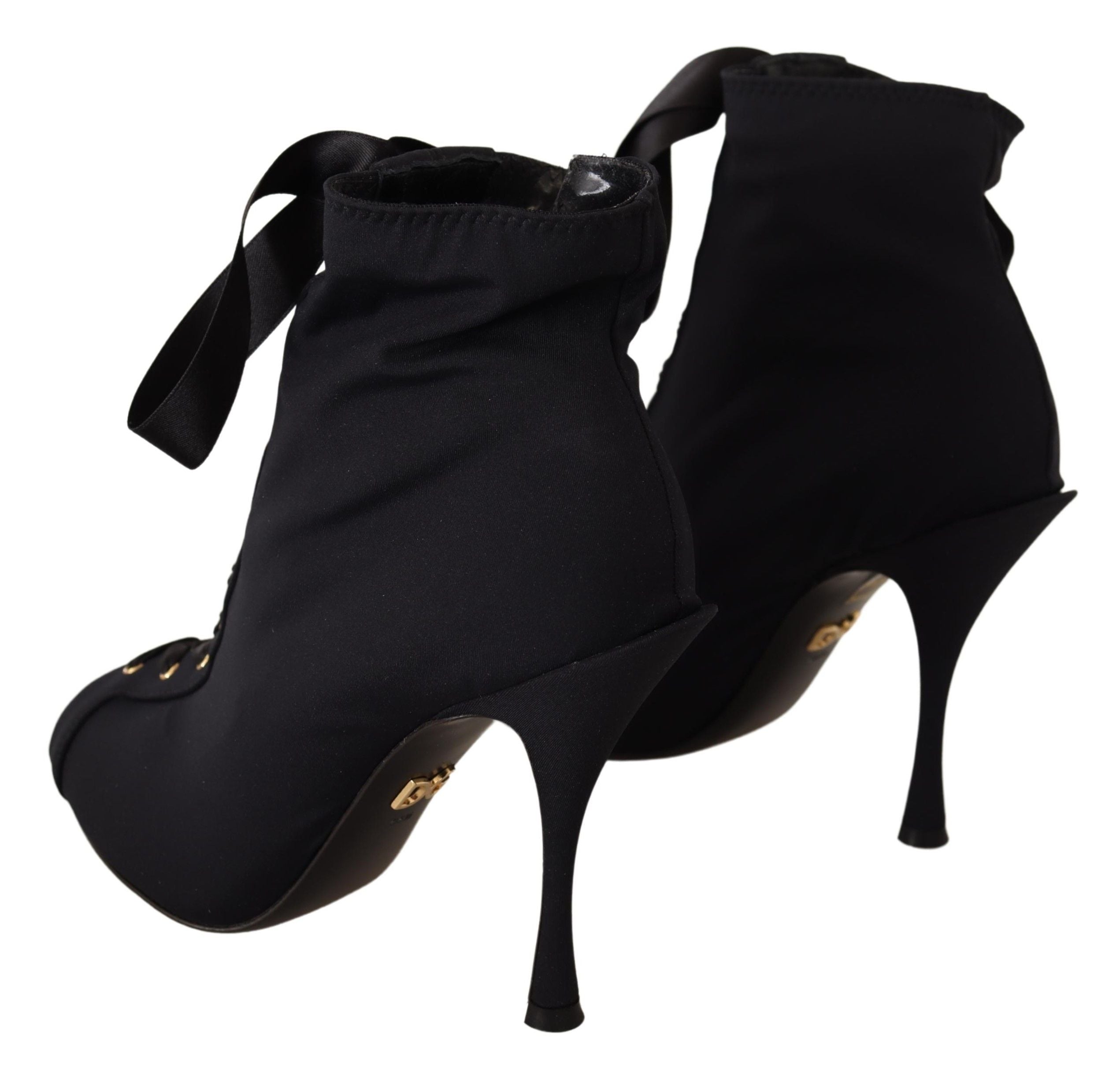 Dolce & Gabbana 52% PA ankle boot in black — view 5