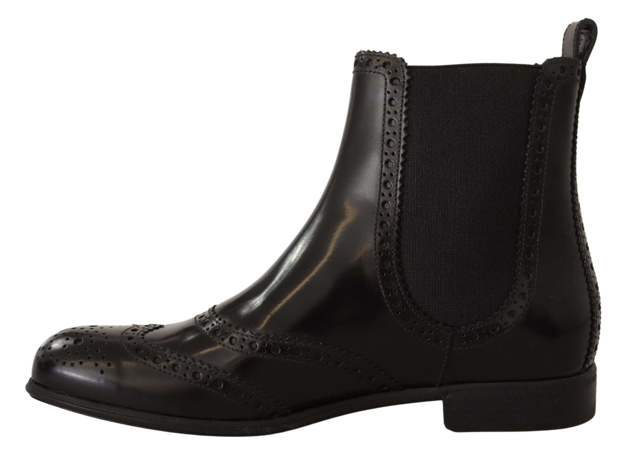Dolce & Gabbana 80% Leather boot in black — view 3