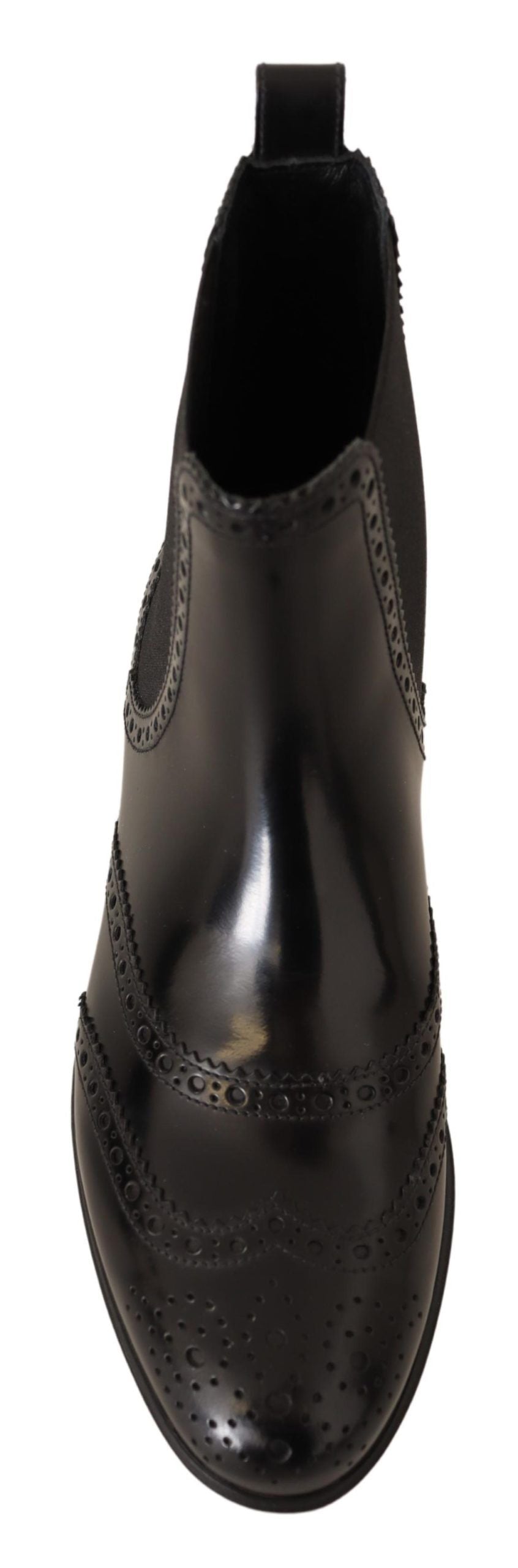 Dolce & Gabbana 80% Leather boot in black — view 6