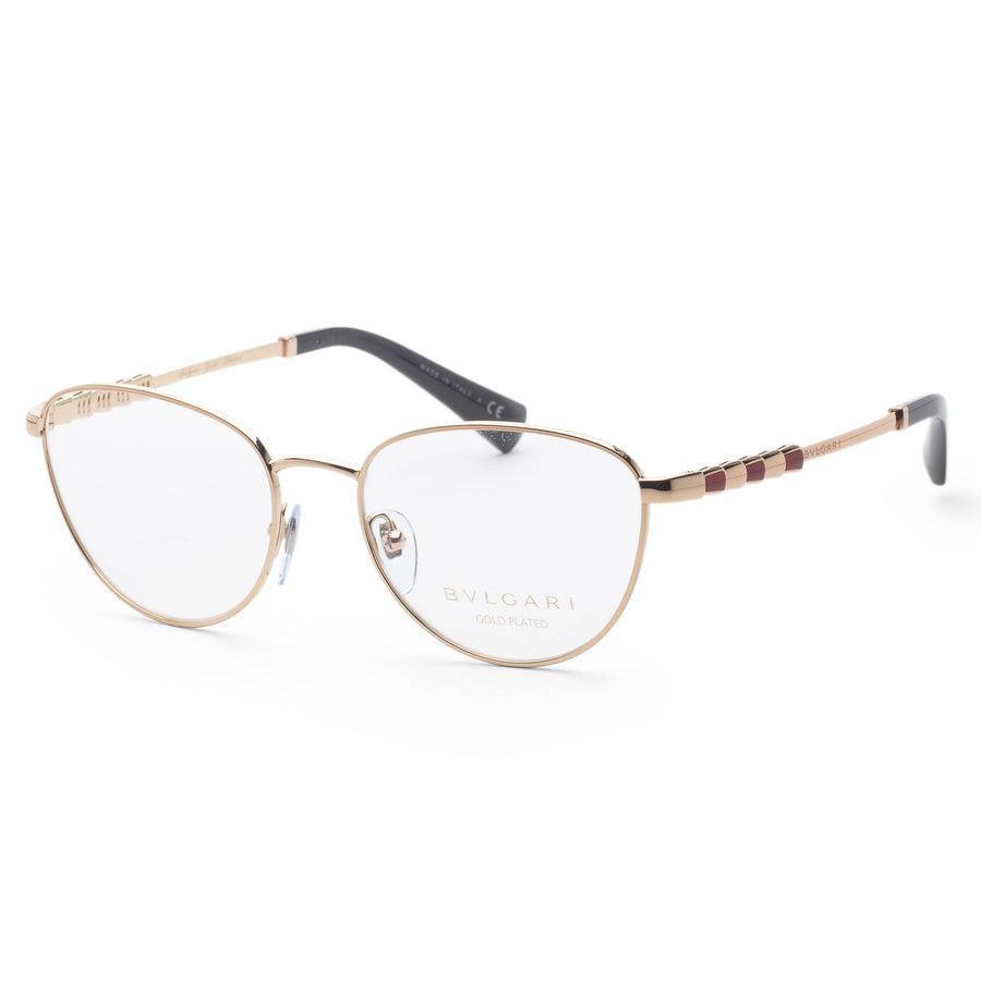 Preloved - Bulgari Womens 54mm Rose Gold Plated Eyeglasses Bv2215kb-395-54 One Color