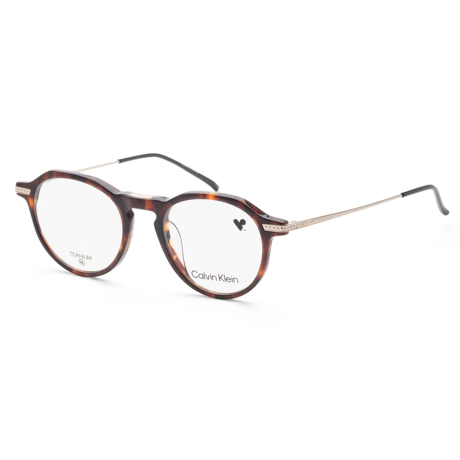 Preloved - Calvin Klein Mens 48 Mm Brown Havana Eyeglasses Ck23532t-220 One Color