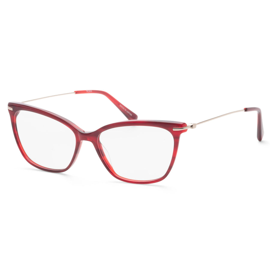 Preloved - Tumi Womens 54mm Straited Burgundy Eyeglasses Vtu5115401fw One Color