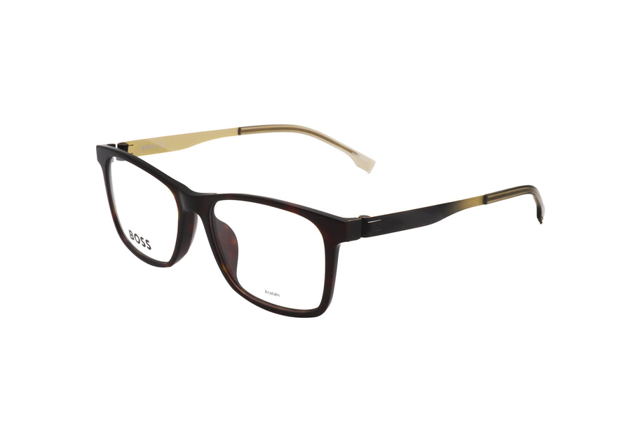 Preloved - Hugo Boss Mens 54mm Havana Eyeglasses Boss1343-F-086-54 One Color