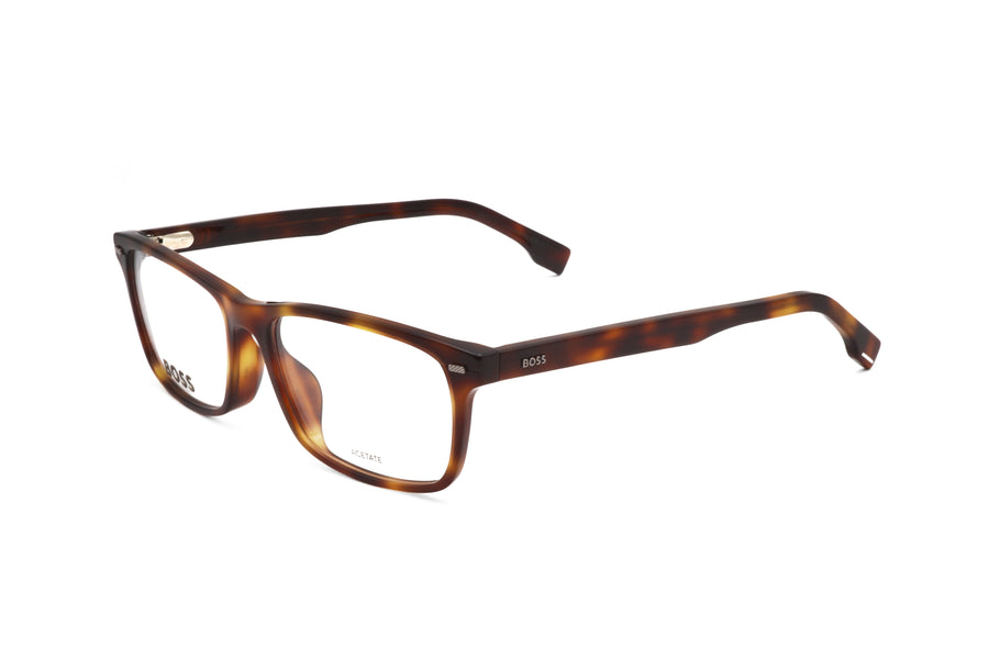 Preloved - Hugo Boss Mens 55mm Havana Eyeglasses Boss1478-F-086-55 One Color