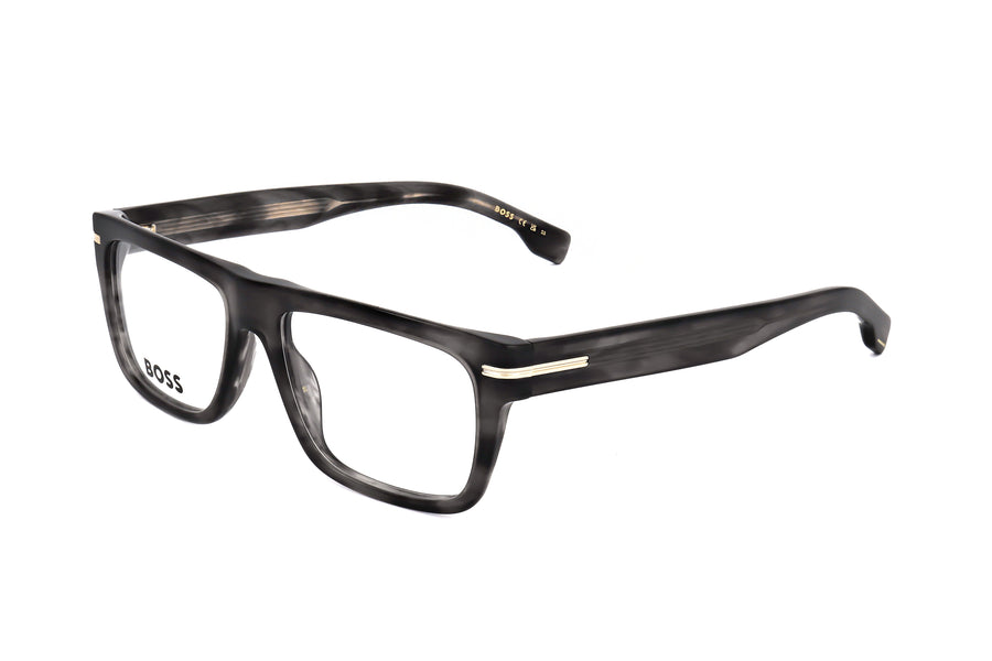Preloved - Hugo Boss Mens 53mm Grey Horn Eyeglasses Boss1503-2w8-53 One Color