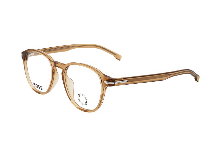 Preloved - Hugo Boss Mens 51mm Beige Eyeglasses Boss1509-G-10a-51 One Color