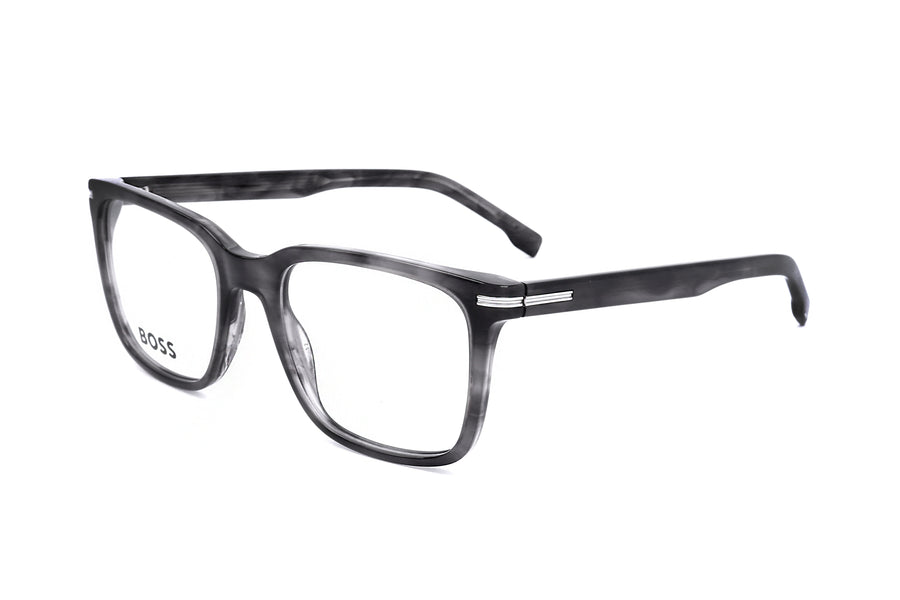 Preloved - Hugo Boss Mens 53mm Grey Horn Eyeglasses Boss1602-2w8-53 One Color