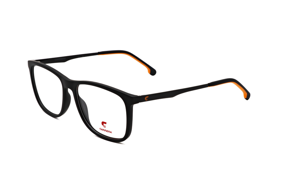 Preloved - Carrera Mens 52mm Black Orange Eyeglasses Carrera2045t-8lz-52 One Color