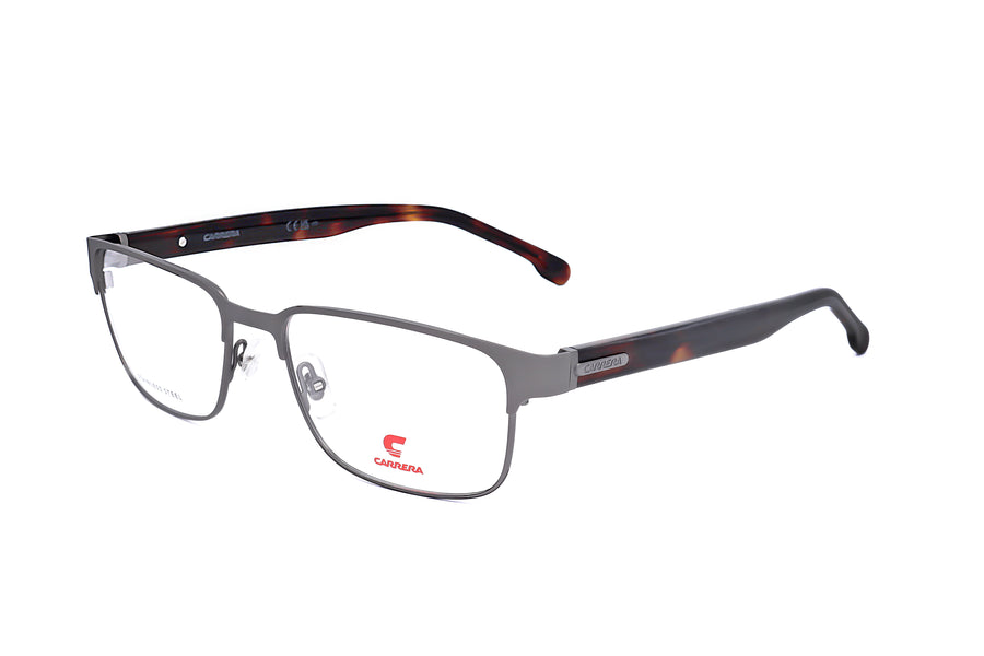 Preloved - Carrera Mens 56mm Matte Dark Ruthenium Havana Eyeglasses Carrera8891-Cag-56 One Color