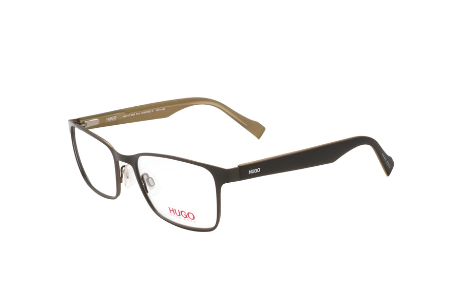 Preloved - Hugo Boss Mens 53mm Matte Brown Beige Eyeglasses Hg0183sam-Aai-53 One Color