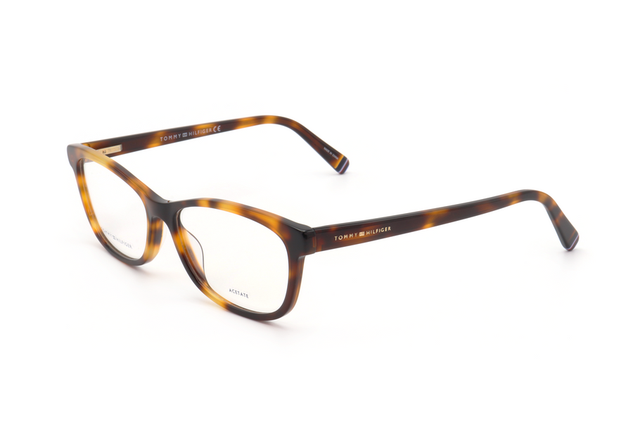Preloved - Tommy Hilfiger Womens 54mm Havana Yellow Eyeglasses Th1682-086-54 One Color