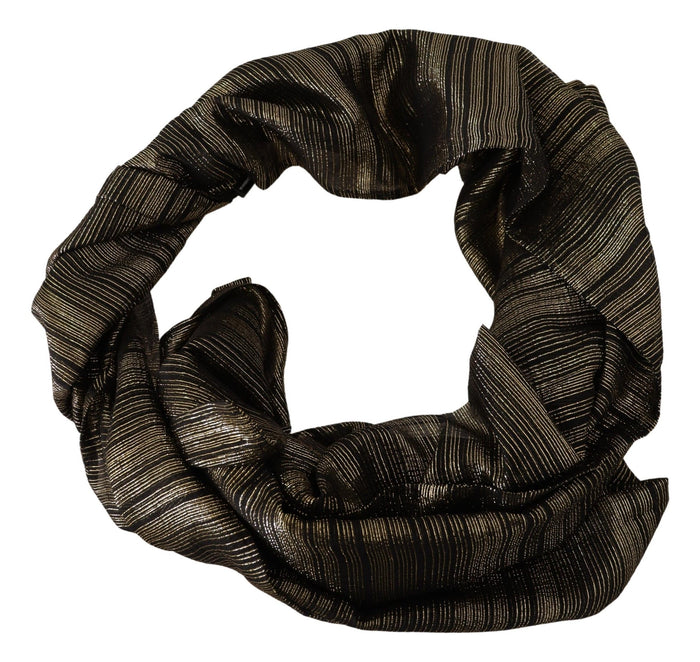 Dolce & Gabbana 81% Silk shawl in gold — view 2