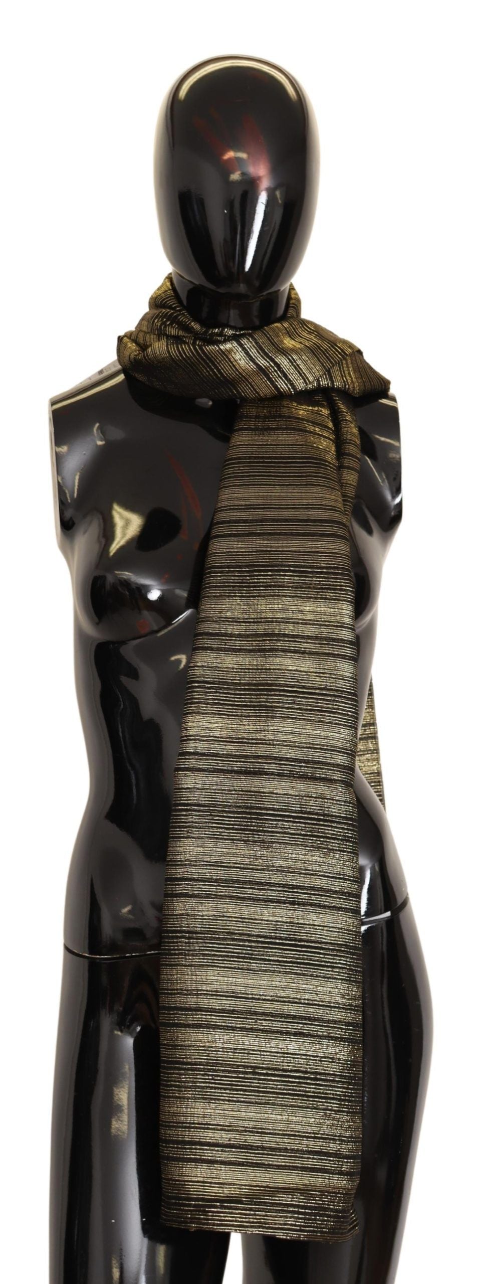 Dolce & Gabbana 81% Silk shawl in gold — view 4