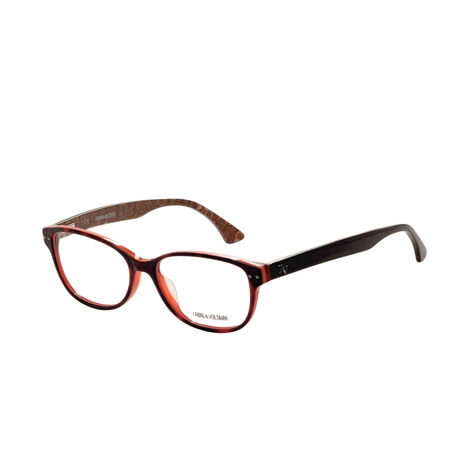 Preloved - Zadig & Voltaire Unisex 53 Mm Orange Eyeglasses Vzv021-530763 One Color