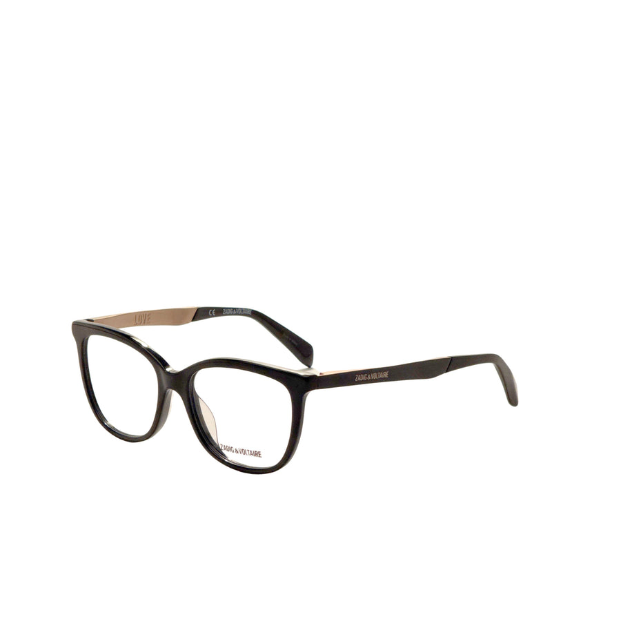 Preloved - Zadig & Voltaire Womens 52 Mm Black Eyeglasses Vzv085-520700 One Color