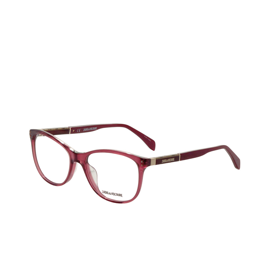 Preloved - Zadig & Voltaire Womens 52 Mm Burgundy Eyeglasses Vzv158v-520w48 One Color