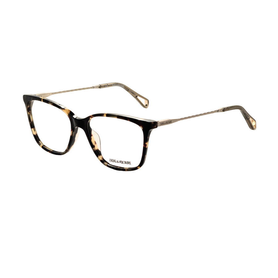 Preloved - Zadig & Voltaire Womens 53 Mm Brown Green Havana Eyeglasses Vzv289-530v34 One Color