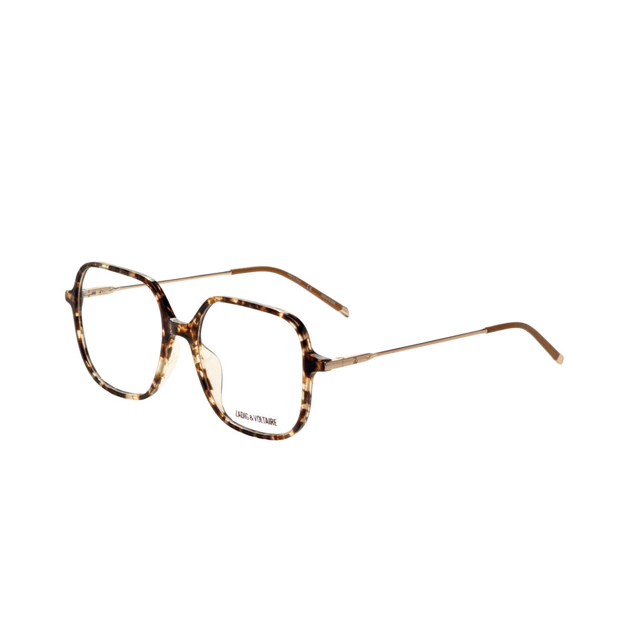 Preloved - Zadig & Voltaire Womens 53 Mm Brown Yellow Havana Eyeglasses Vzv328-530781 One Color