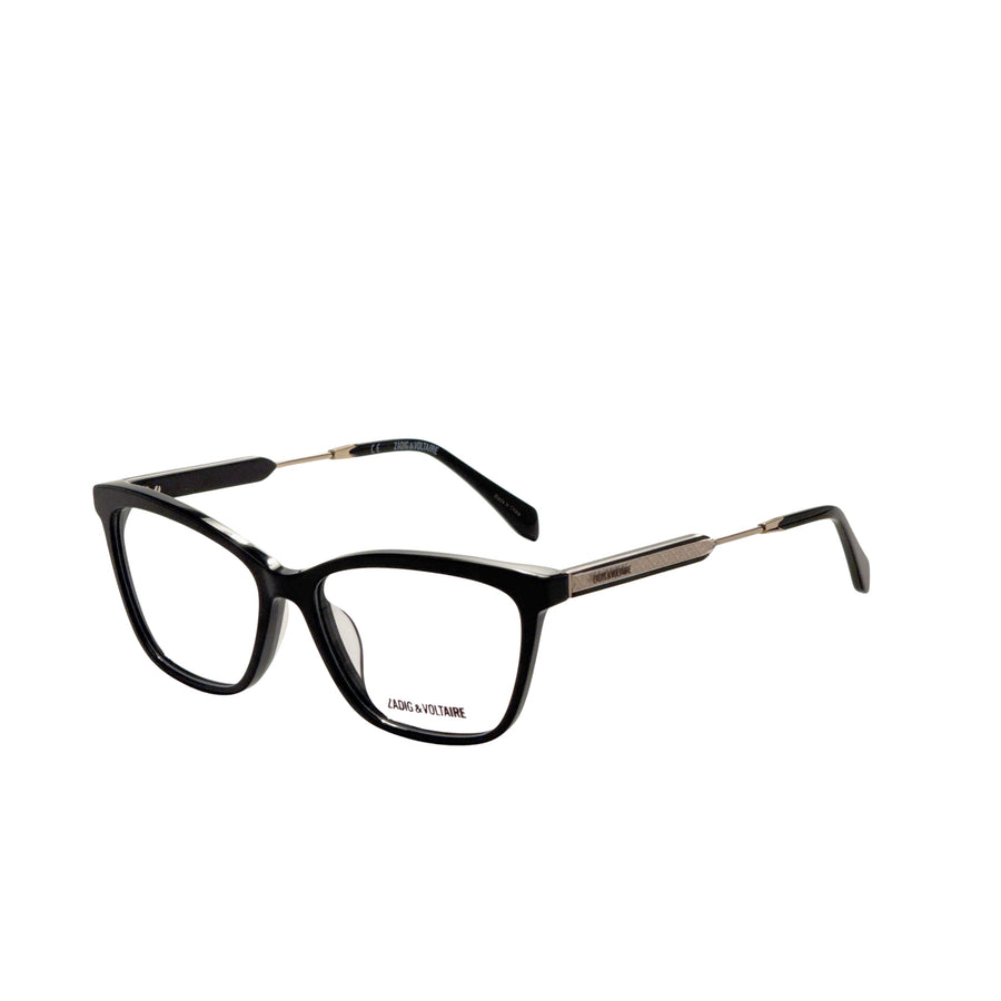 Preloved - Zadig & Voltaire Womens 55 Mm Black Eyeglasses Vzv342-550700 One Color