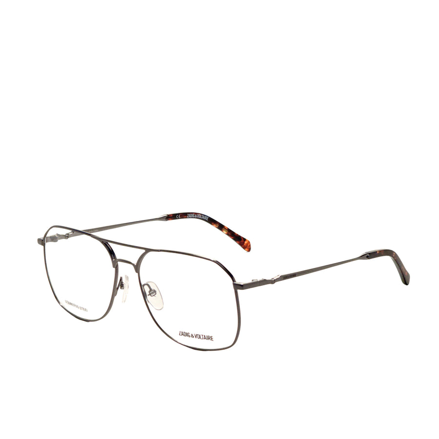 Preloved - Zadig & Voltaire Womens 57 Mm Gunmetal Eyeglasses Vzv347-570568 One Color