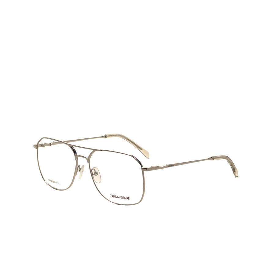 Preloved - Zadig & Voltaire Womens 57 Mm Full Palladium Eyeglasses Vzv347-570579 One Color