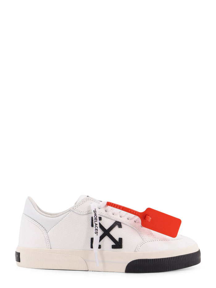 Off White Sneakers - Black Pelle